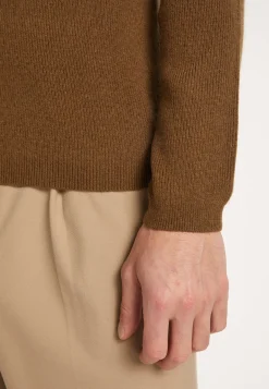 Montagut Button shoulder 4 ply cashmere jumper - Fernand