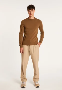 Montagut Button shoulder 4-ply cashmere jumper - Bonifas