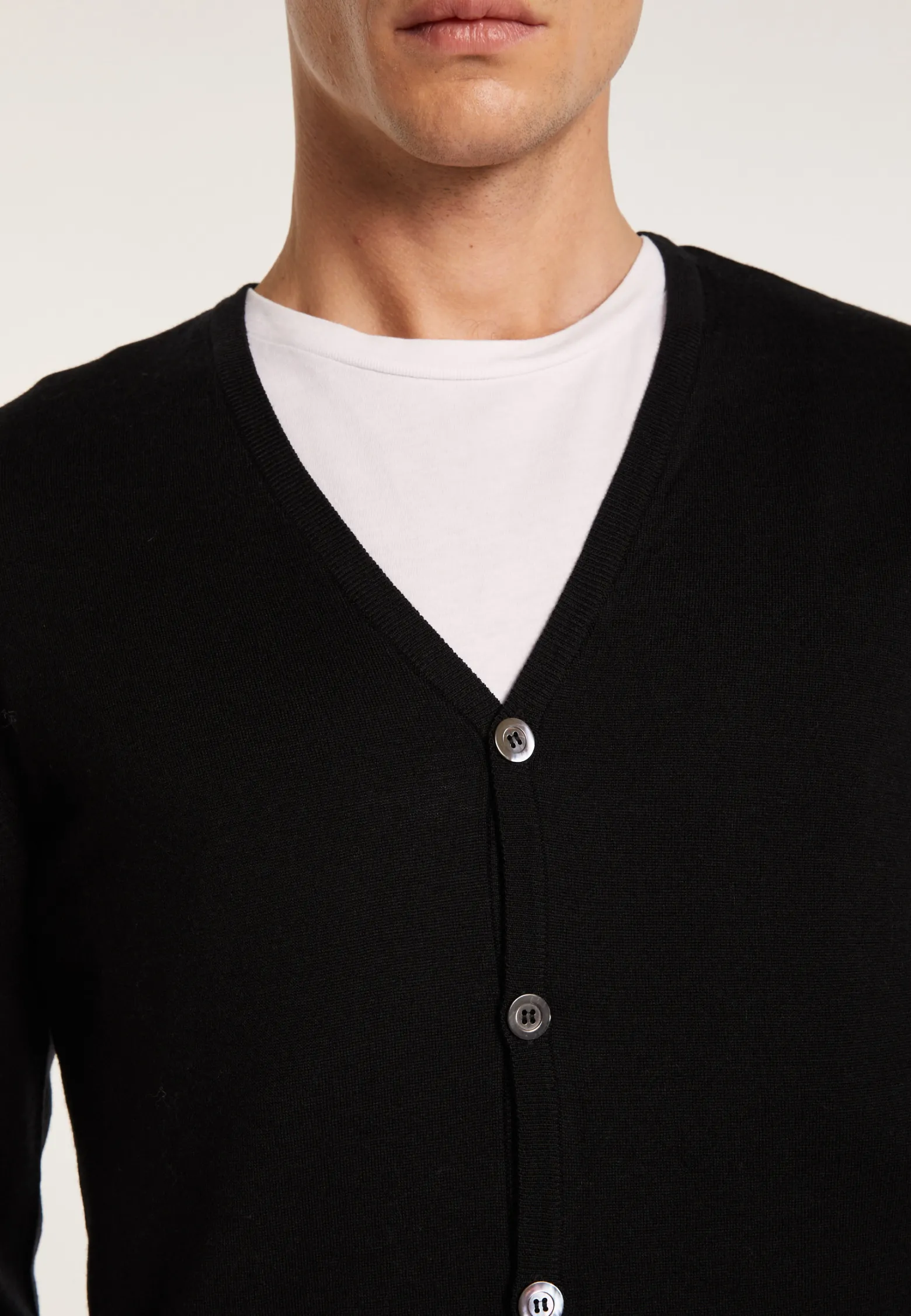 Montagut Button-down cardigan in merino wool - Etienne