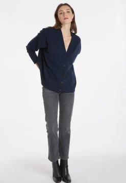 Montagut Button-down cashmere cardigan with pockets - Ariel