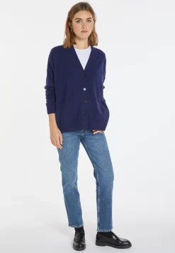 Montagut Button-down cashmere cardigan with pockets - Ariel