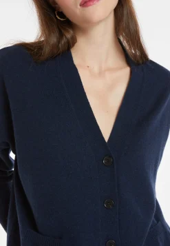 Montagut Button-down cashmere cardigan with pockets - Ariel
