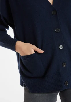Montagut Button-down cashmere cardigan with pockets - Ariel