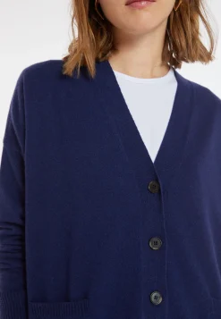 Montagut Button-down cashmere cardigan with pockets - Ariel