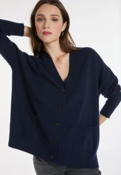 Montagut Button-down cashmere cardigan with pockets - Ariel