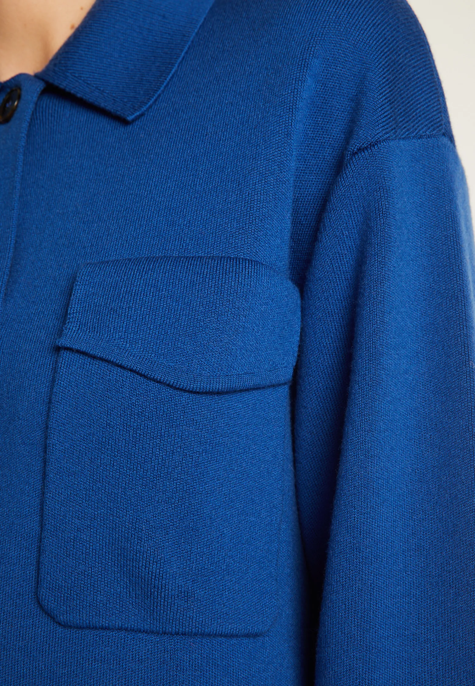 Montagut Button-down jacket with merino wool pockets - Giselle