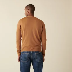 Montagut Buttoned cardigan with logo in merino wool - Etienne