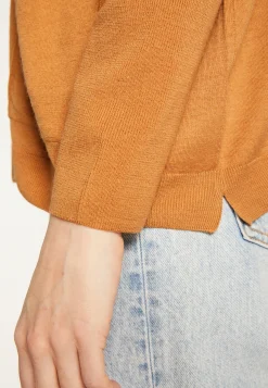 Montagut Buttoned cardigan with pockets in merino wool - Ava