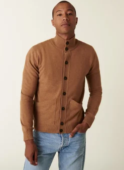 Montagut Buttoned cashmere cardigan with pockets - Erwan