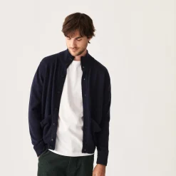 Montagut Buttoned cashmere cardigan with pockets - Erwan