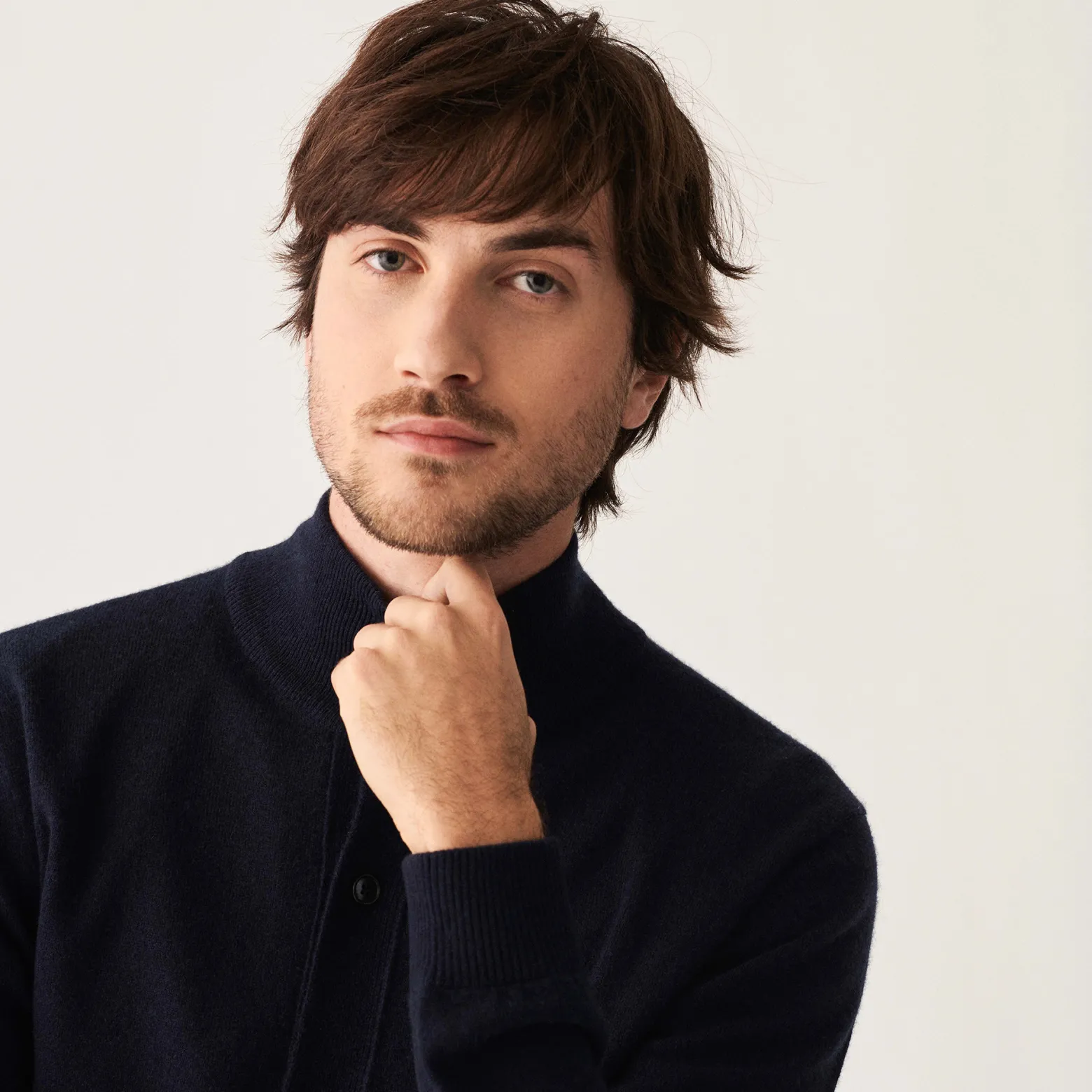 Montagut Buttoned cashmere cardigan with pockets - Erwan