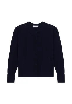 Montagut Buttoned jacket with pockets in merino wool - Gaspard