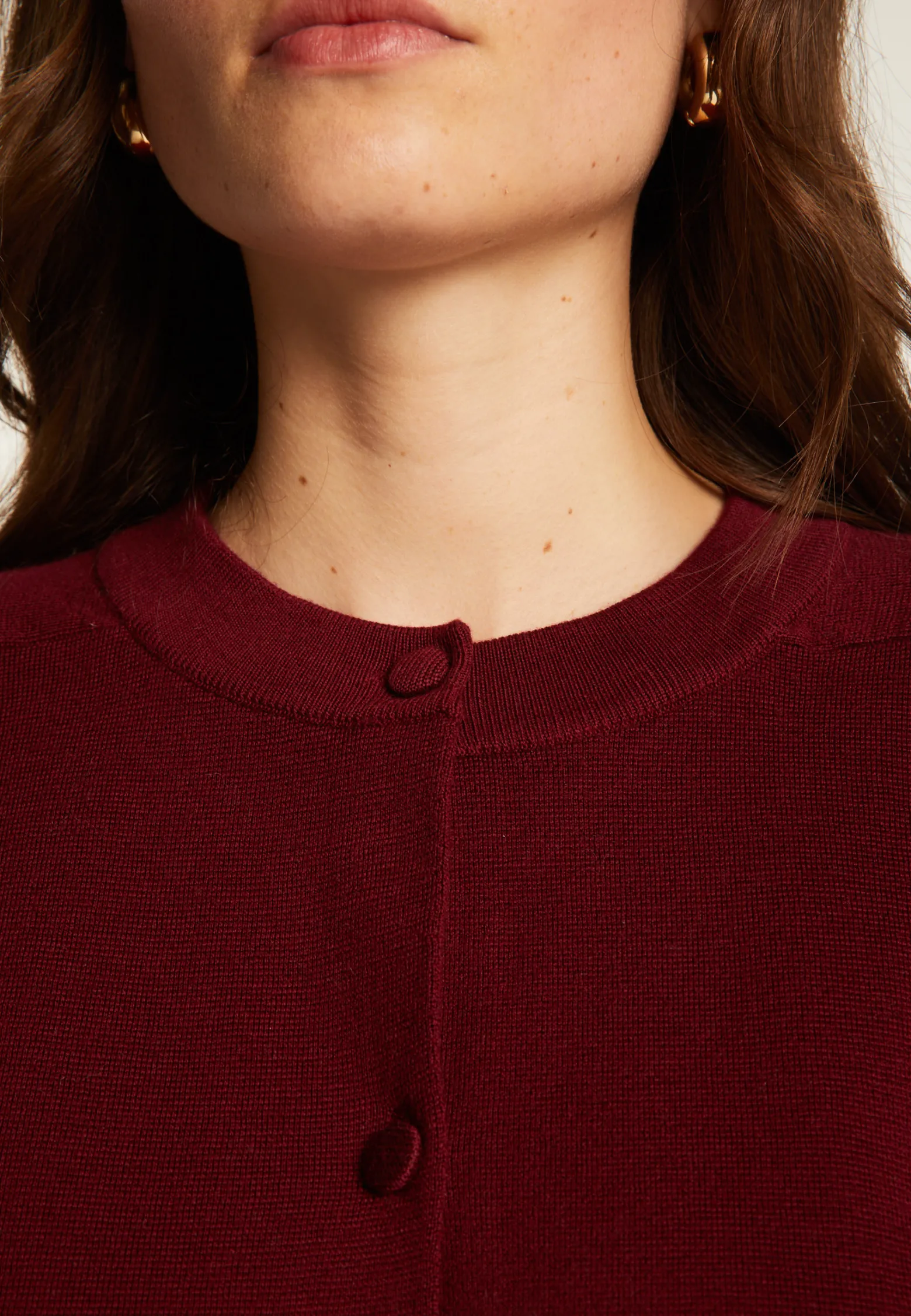 Montagut Buttoned jacket with pockets in merino wool - Gaspard