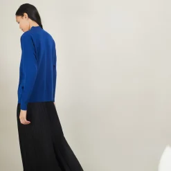 Montagut Buttoned shoulder wool sweater - Gipsy