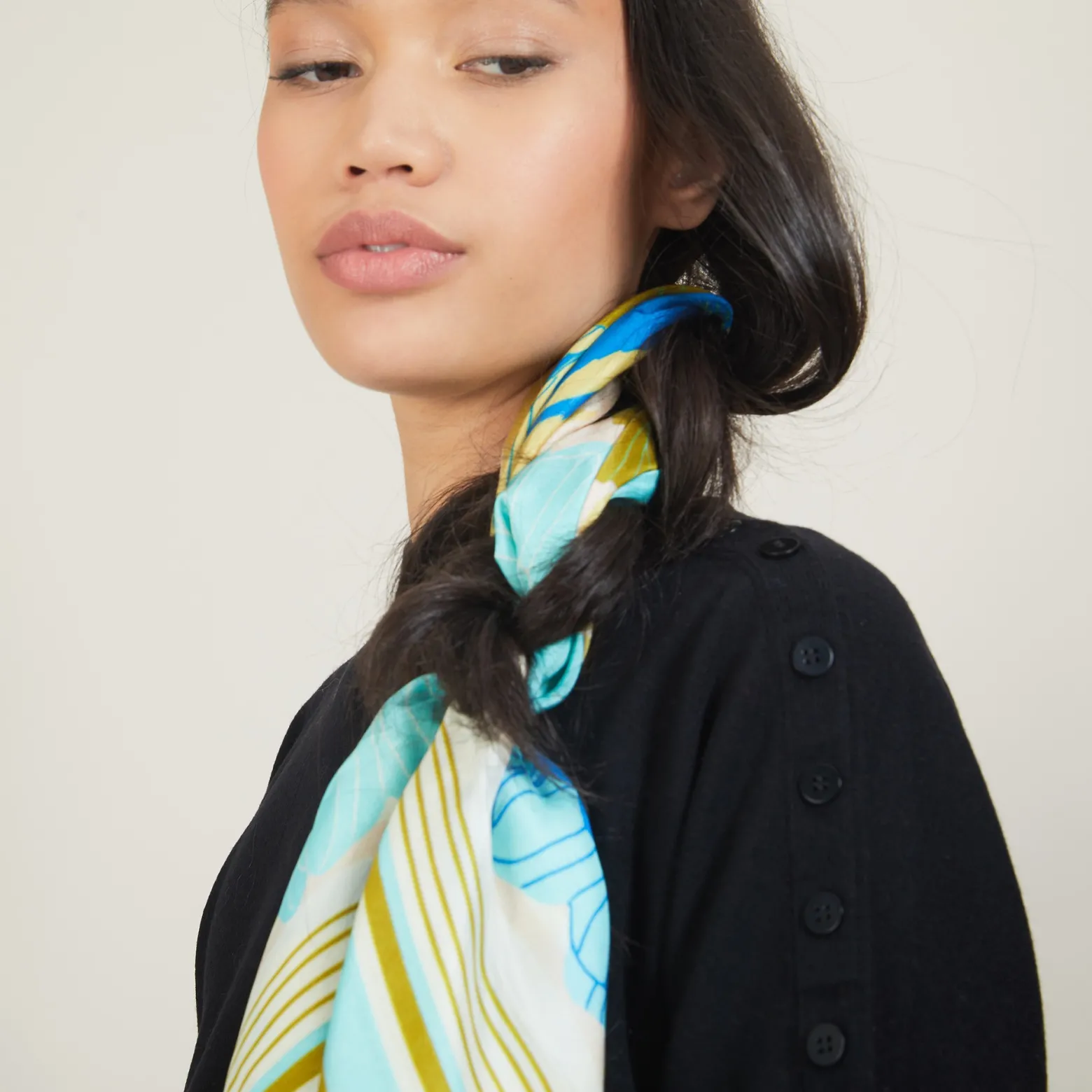 Montagut Buttoned shoulder wool sweater - Gipsy