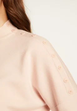 Montagut Buttoned shoulder wool sweater - Gipsy