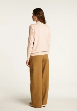 Montagut Buttoned shoulder wool sweater - Gipsy