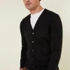 Montagut Buttoned vest with logo in merino wool - Etienne