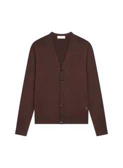 Montagut Buttoned vest with logo in merino wool - Etienne