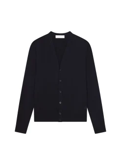 Montagut Buttoned vest with logo in merino wool - Etienne