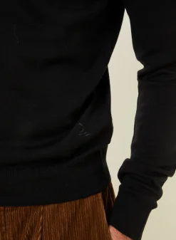 Montagut Buttoned vest with logo in merino wool - Etienne