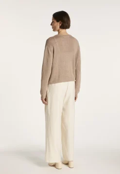 Montagut Button-up linen cardigan - MELLIA