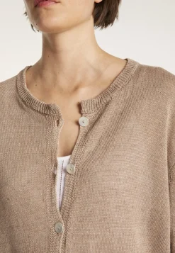 Montagut Button-up linen cardigan - MELLIA