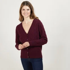 Montagut Cable-knit cashmere cardigan - Fiona
