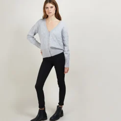 Montagut Cable-knit cashmere cardigan - Fiona