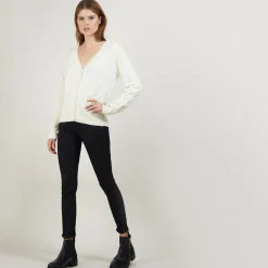 Montagut Cable-knit cashmere cardigan - Fiona
