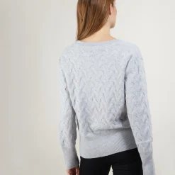 Montagut Cable-knit cashmere cardigan - Fiona