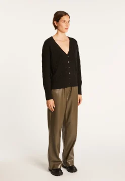 Montagut Cable-knit cashmere cardigan - Fiona