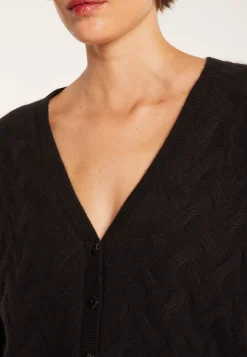Montagut Cable-knit cashmere cardigan - Fiona