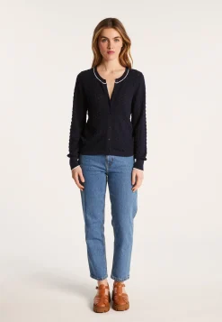 Montagut Cardigan in organic cotton - Lanaelle