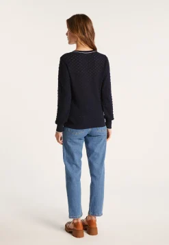 Montagut Cardigan in organic cotton - Lanaelle