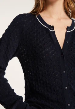 Montagut Cardigan in organic cotton - Lanaelle