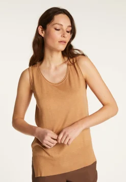 Montagut Cashmere and silk tank top - Daisy