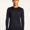 Montagut Cashmere bamboo fiber crew neck sweater - Taffy