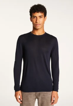 Montagut Cashmere bamboo fiber crew neck sweater - Taffy