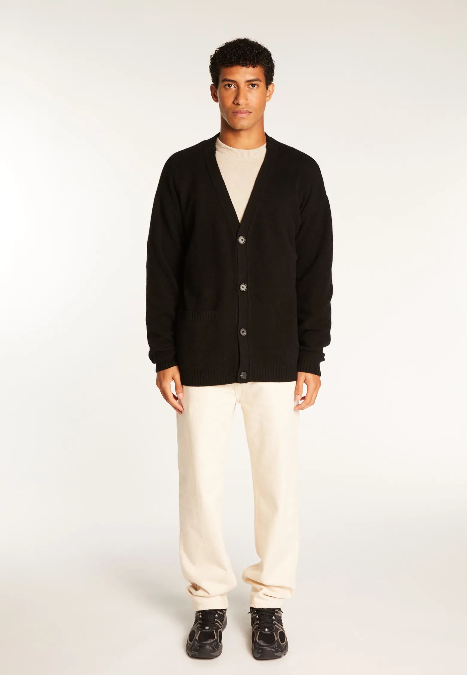Montagut Cashmere Blend Button-Down Cardigan - Titouan