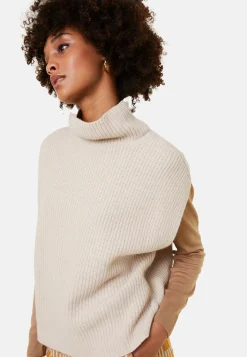 Montagut Cashmere blend sleeveless high-neck sweater - Dalya