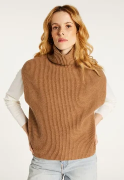 Montagut Cashmere blend sleeveless high-neck sweater - Dalya