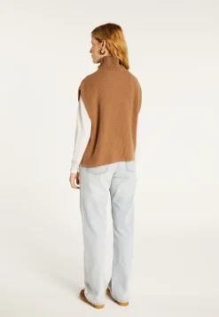 Montagut Cashmere blend sleeveless high-neck sweater - Dalya