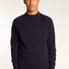 Montagut Cashmere Blend Zip-Up Shoulder Sweater - Tiam