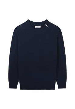 Montagut Cashmere Blend Zip-Up Shoulder Sweater - Tiam