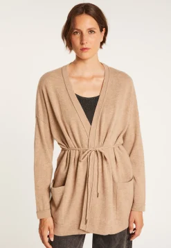 Montagut Cashmere cardigan with pockets - Hazel