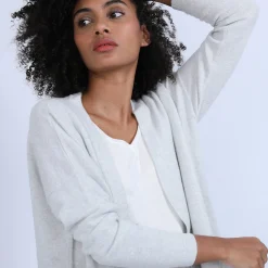 Montagut Cashmere cardigan with pockets - Hazel