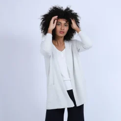 Montagut Cashmere cardigan with pockets - Hazel