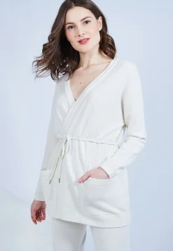 Montagut Cashmere cardigan with pockets - Hazel