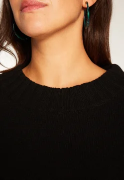 Montagut Cashmere crew neck short sweater - Vicky
